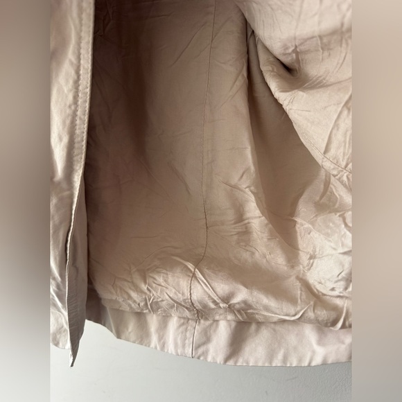 LOFT Beige Belted Trench Coat Jacket - Picture 6 of 7